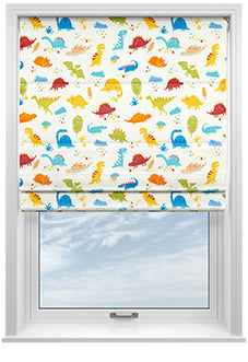 Dino, Paintbox - Twist&Fit Roman Blind